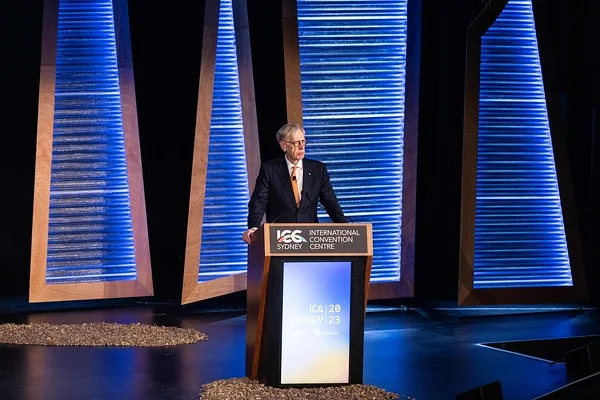 The Hon. Kenneth Hayne AC speaking during the session
