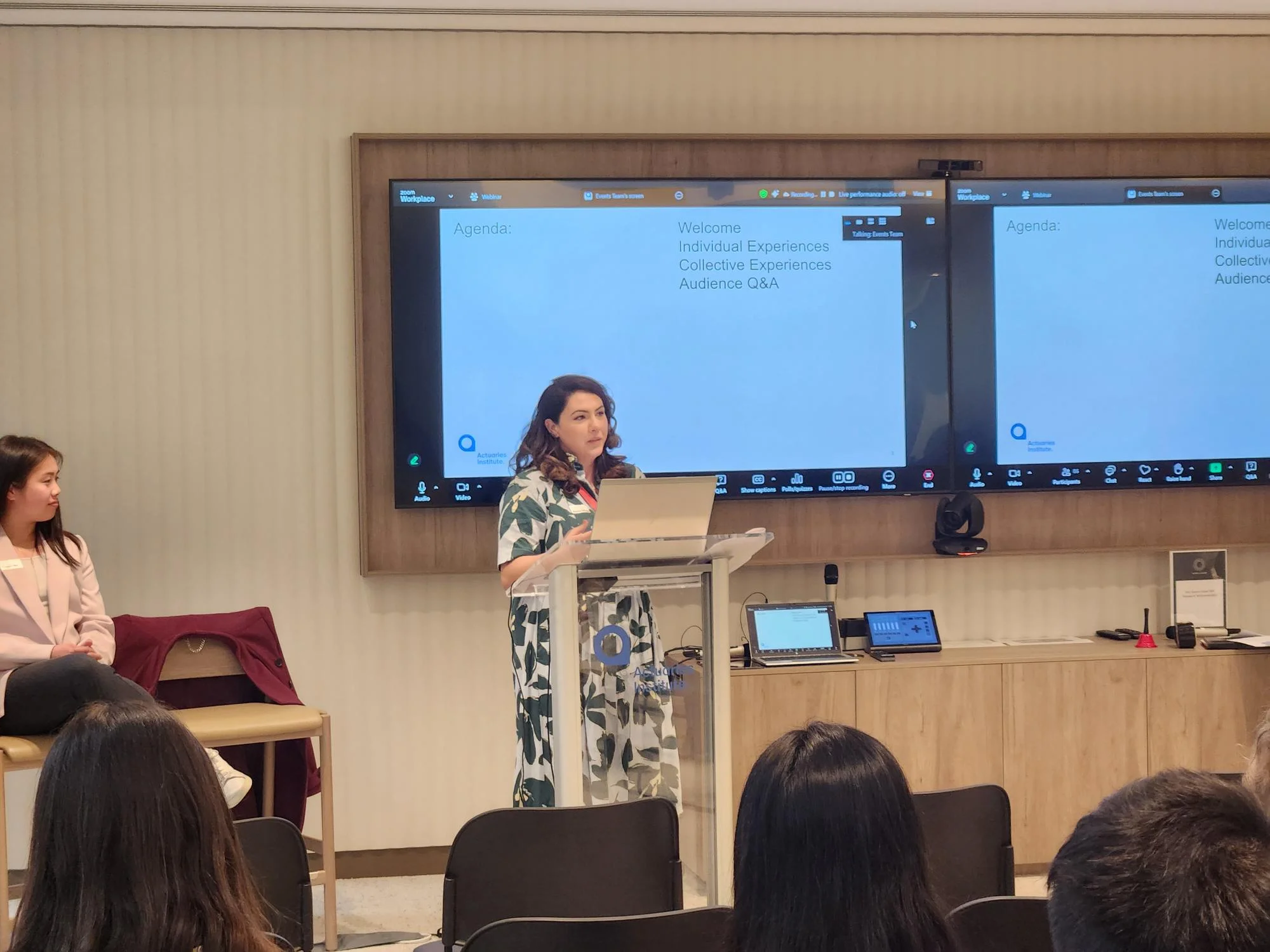 Bianka Grange sharing lessons on neutrality, positive engagement, and communication from the classroom