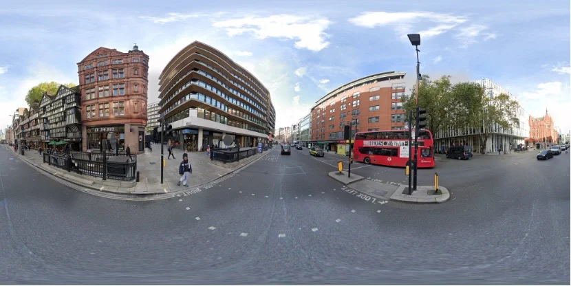 Aerial view of an unidentified location