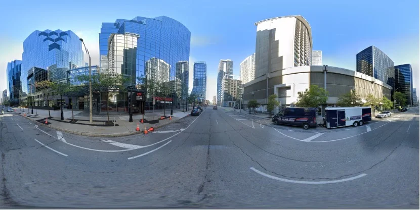 Aerial view of an unidentified location