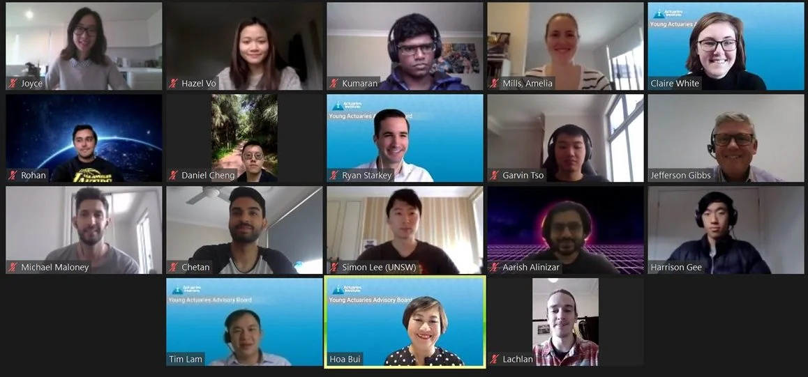 Presenting at Young Actuaries Advisory Board Information Session