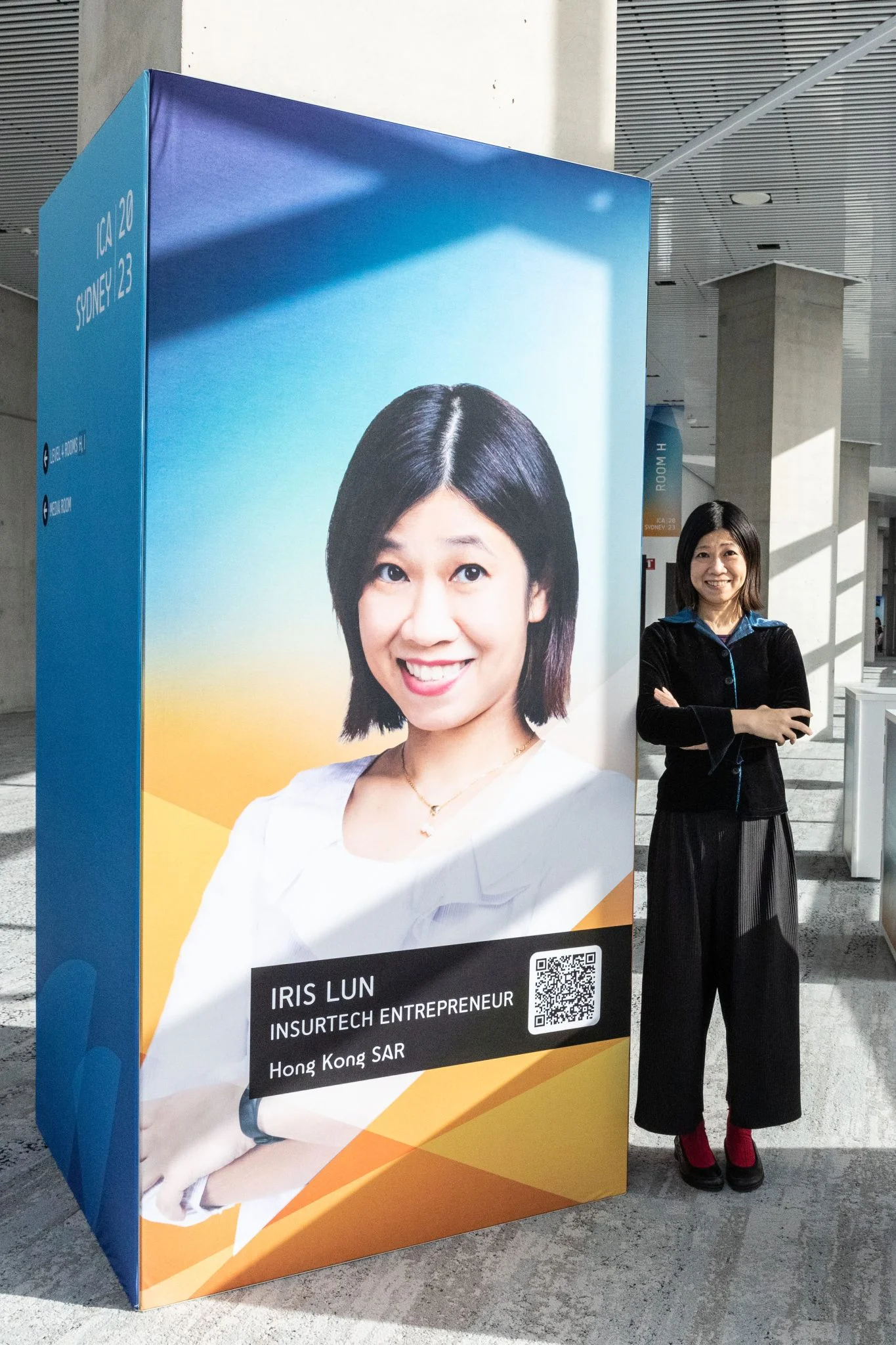 Iris at ICA2023 in Sydney