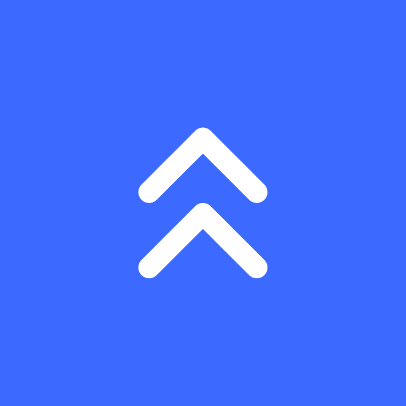 Two arrows pointing up.