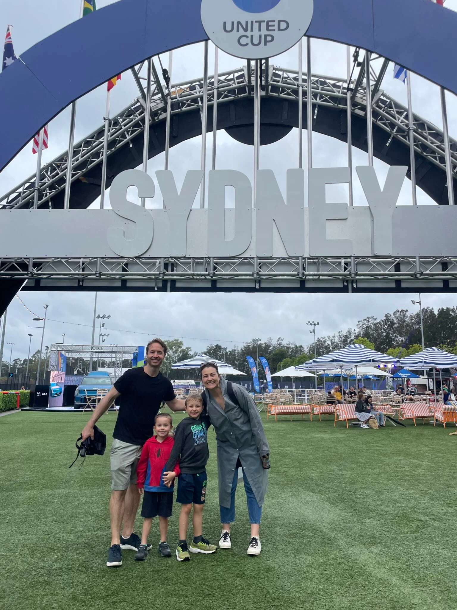 Lauren with her family