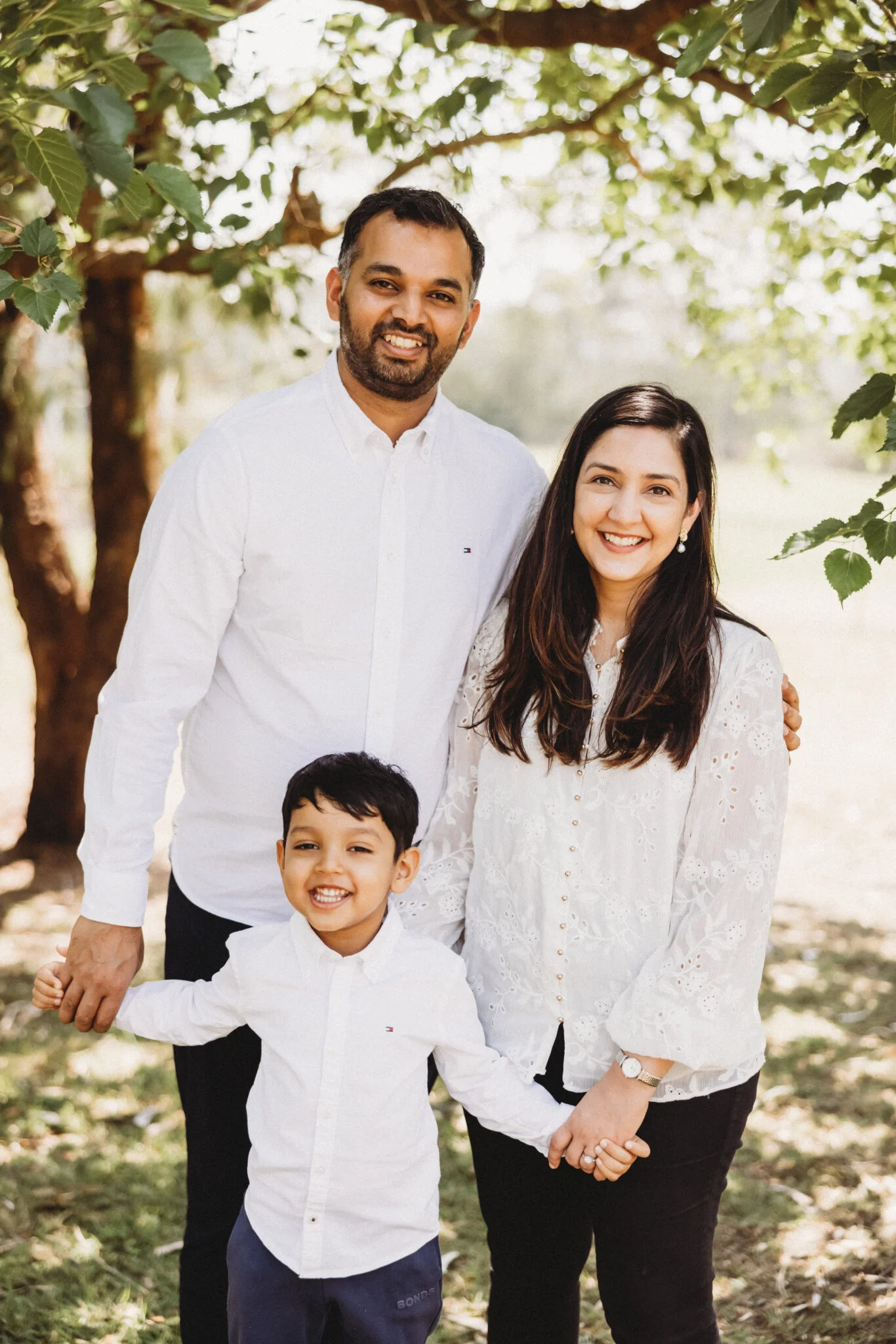Gaurav with his family