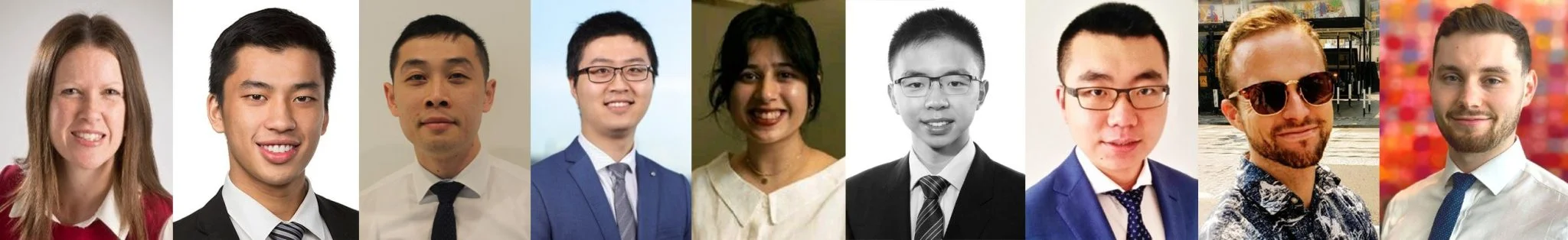 (From L-R) Amanda Aitken, Ean Chan, Jin Cui, Charlie Jiang, Kriti Khullar, Grant Lian, Henry Ma, Patrick Reen and Aidan Sussman.