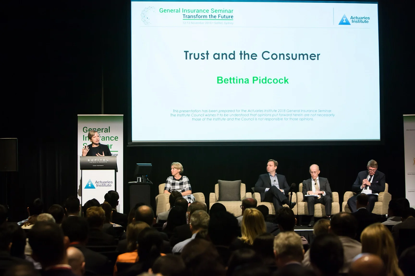 Bettina Pidcock, Chief Customer Officer QBE Insurance, speaker for Plenary one