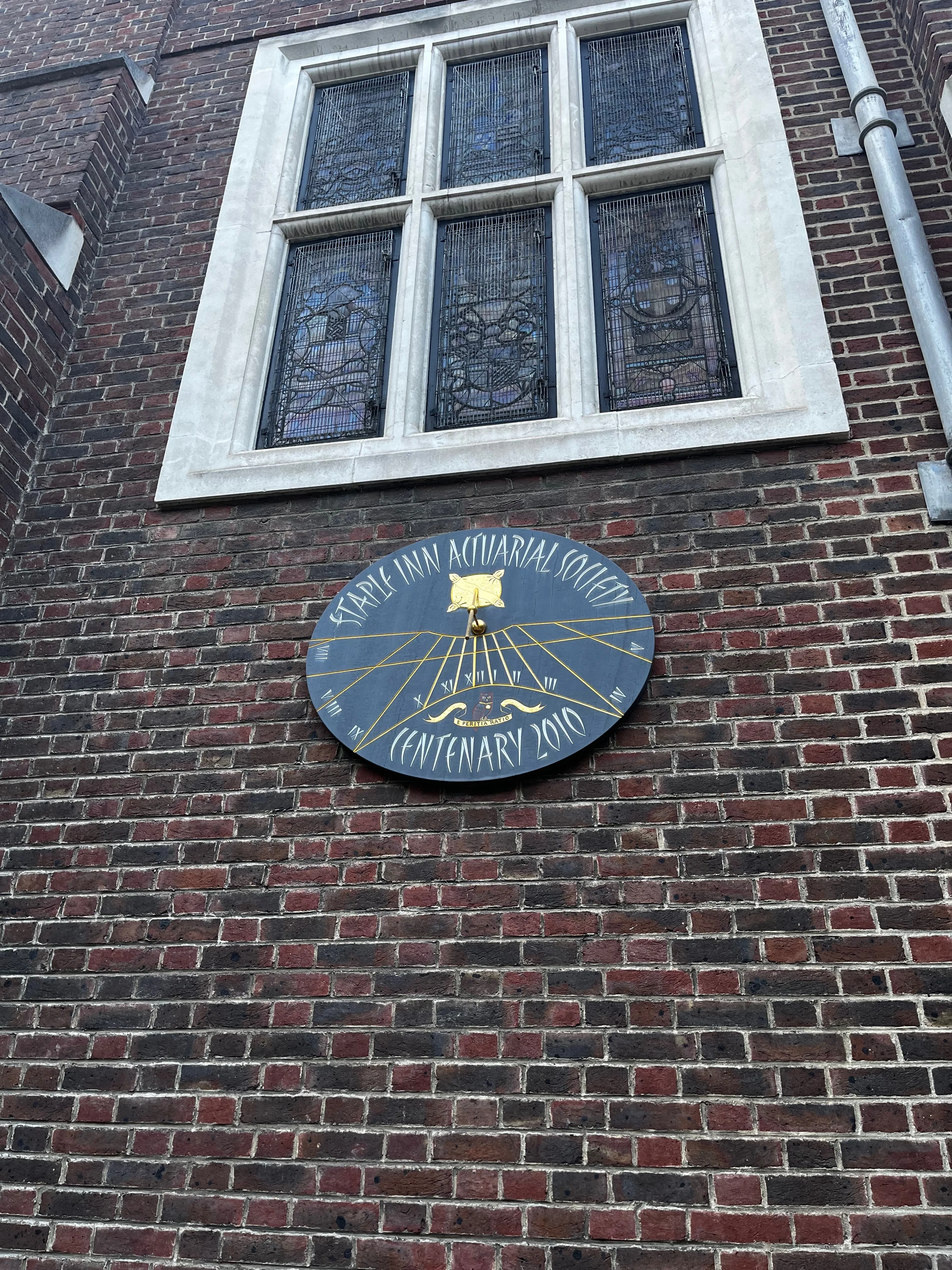 A photo at Staple Inn, home of the Institute and Faculty of Actuaries (IFoA), taken by Stephen Goh. The Staple Inn Actuarial Society has been in existence for over 100 years, primarily representing the interests of junior members of the profession.