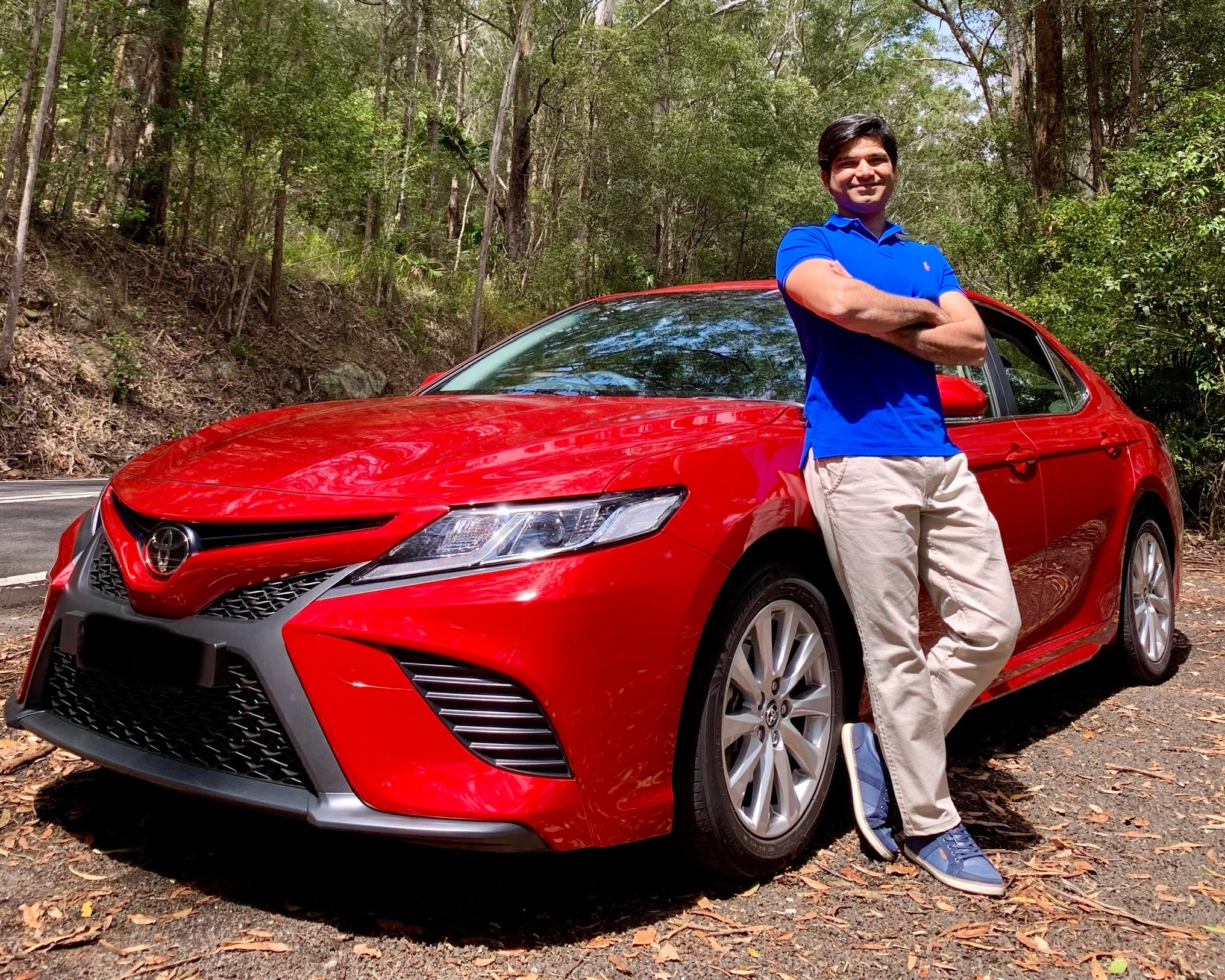 Driving somewhere in the jungles of NSW