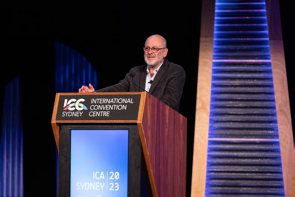 Professor Tim Flannery discussing the serious business of climate change.