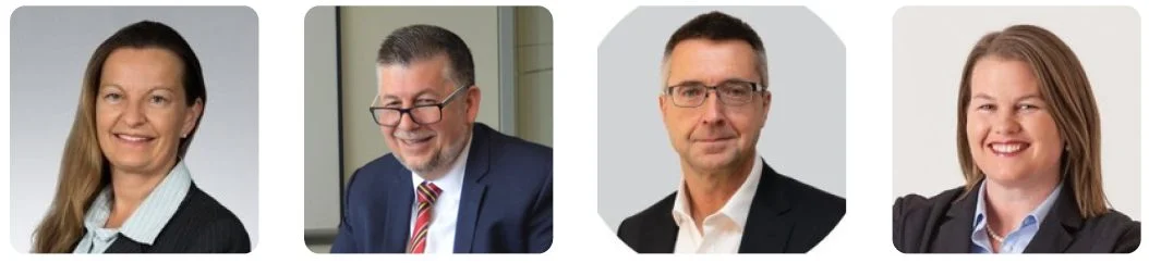 From left: Andrea McDonnell, Bill Konstantinidis, Gerard Kerr and Julia Lessing.