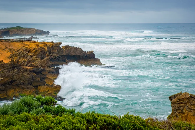 Thunder Point Lookout at Warrnambool on the Great Ocean Road in Victoria