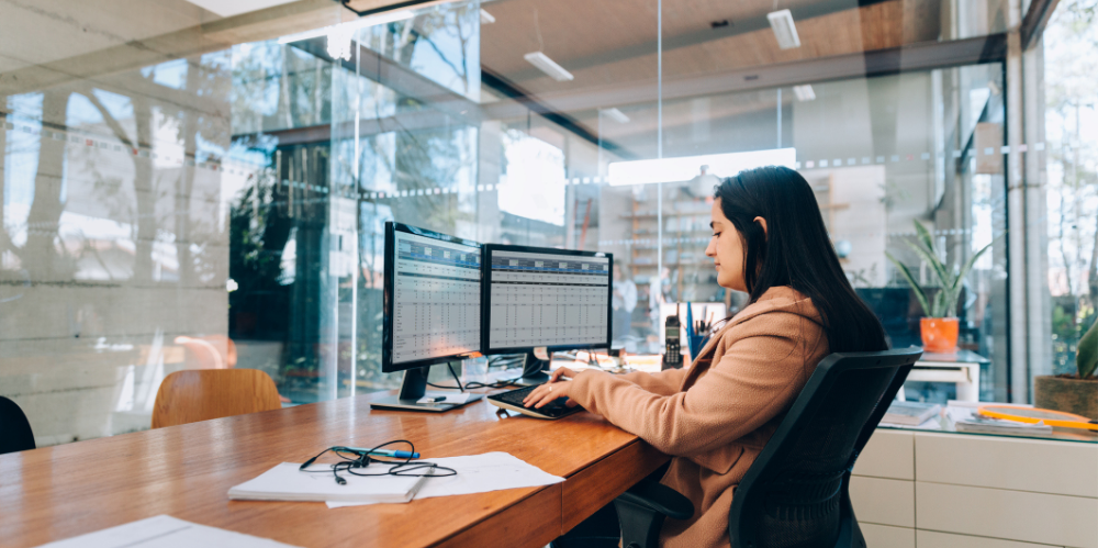 Businesswoman at the office