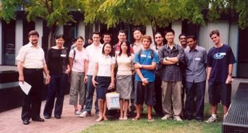 Professor Michael Sherris with UNSW Actuarial Coop Students.