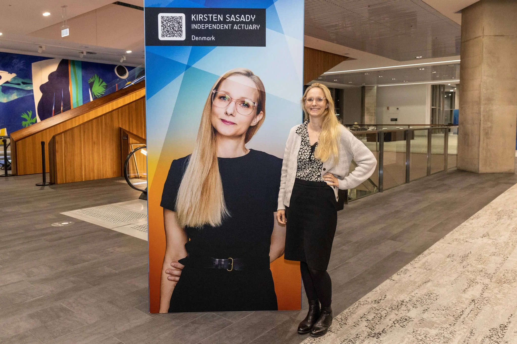 Kirsten at ICA2023 in Sydney