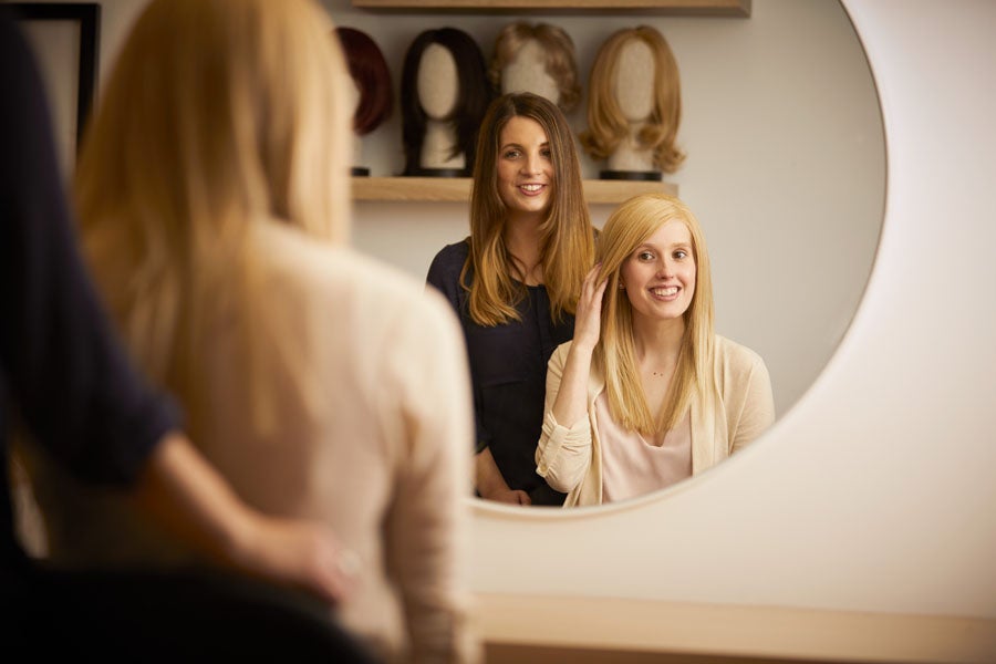 Hair wig clearance for cancer patient