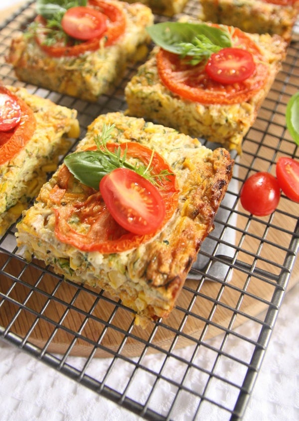 Zucchini slice Cancer Council