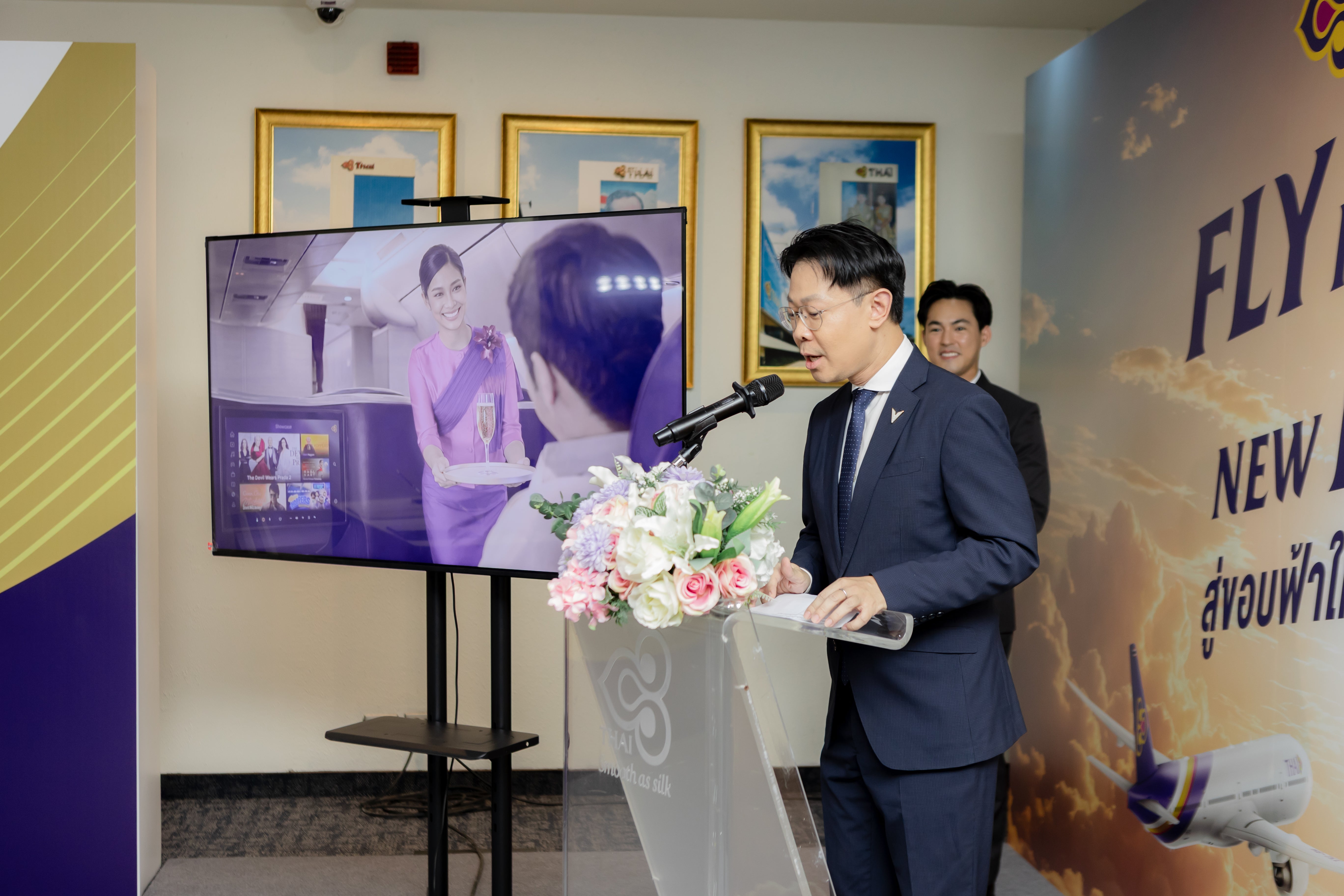 VitalLife executive speaking during the Wellness Journey Partnership event