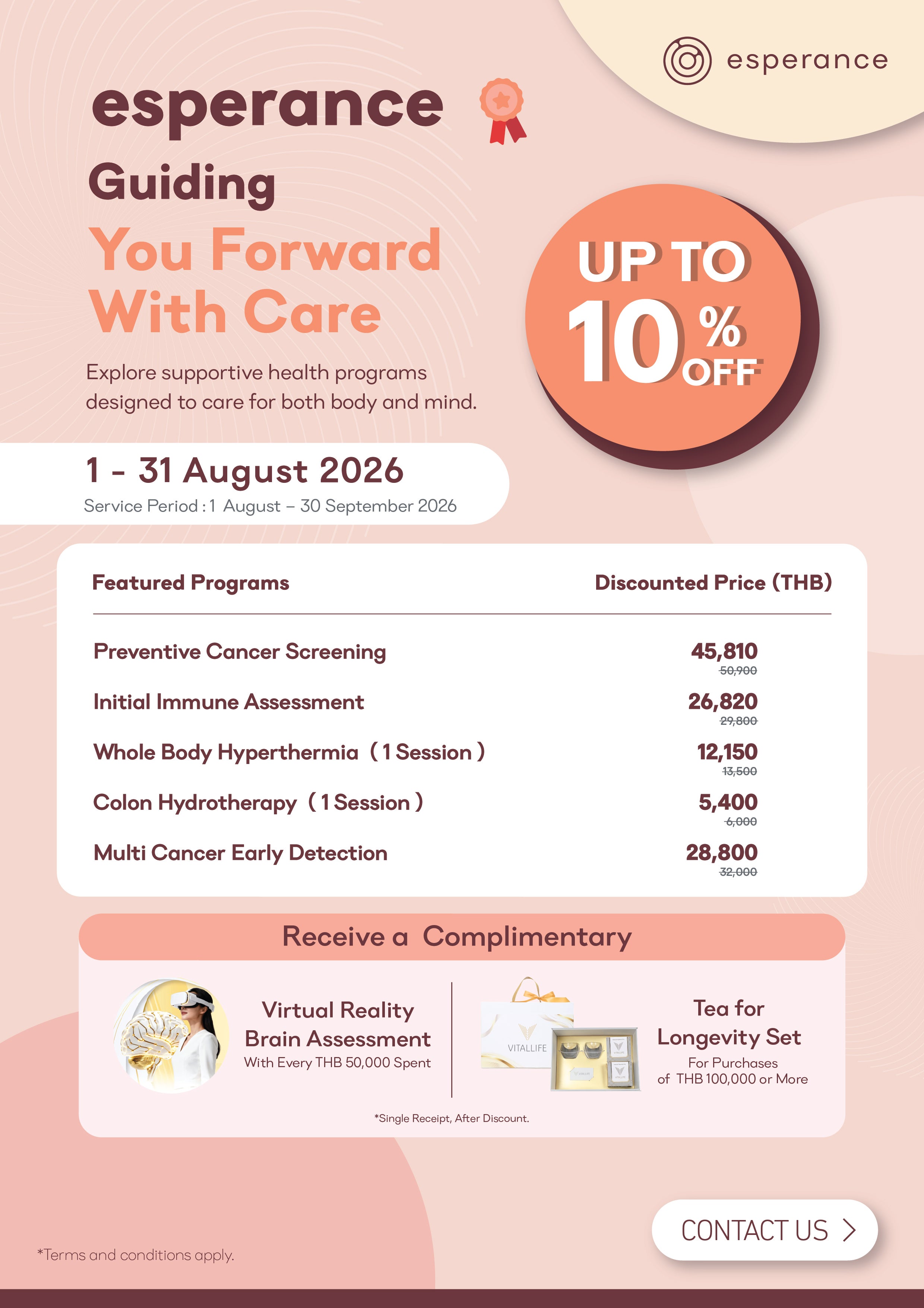 esperance Guiding You Forward with Care Promotion