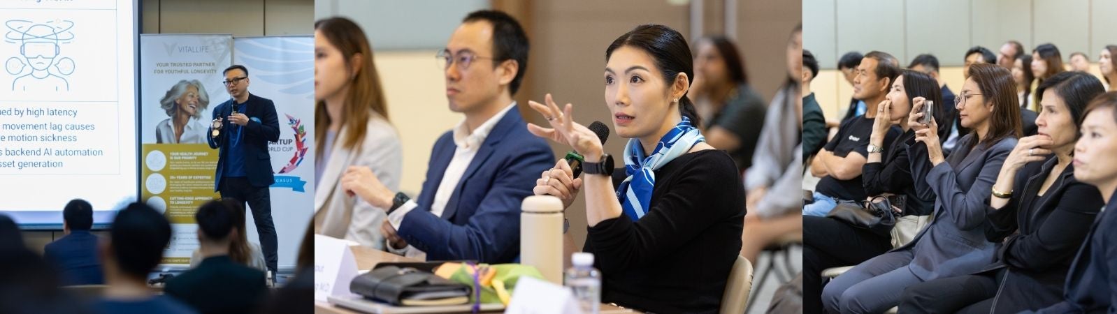 พิธีลงนามความร่วมมือระหว่าง VitalLife และ Startup World Cup เพื่อสนับสนุนนวัตกรรมสุขภาพ