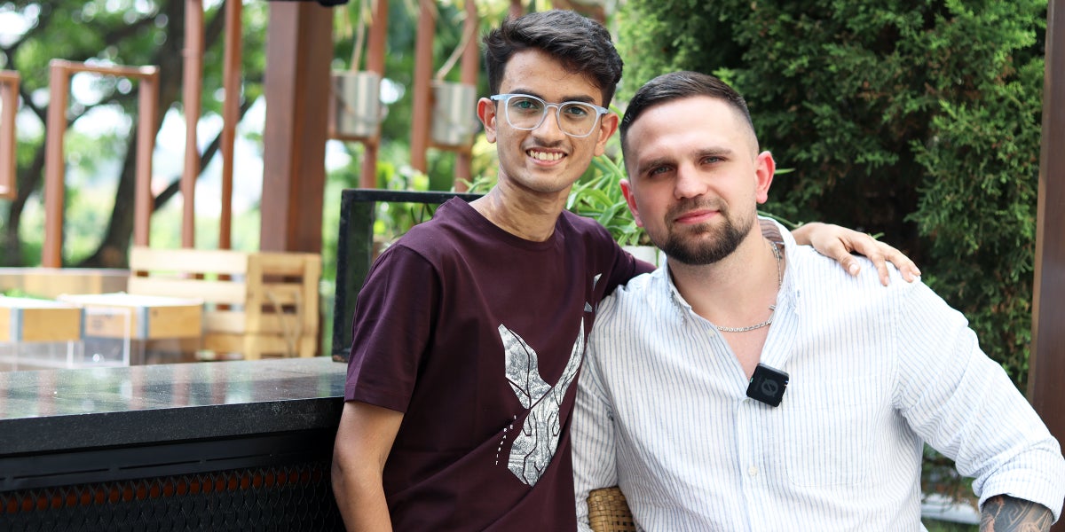 Blood Cancer Survivor meets his lifesaver