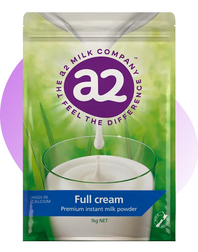 a2™ Full Cream Premium Instant Milk Powder - Pouch