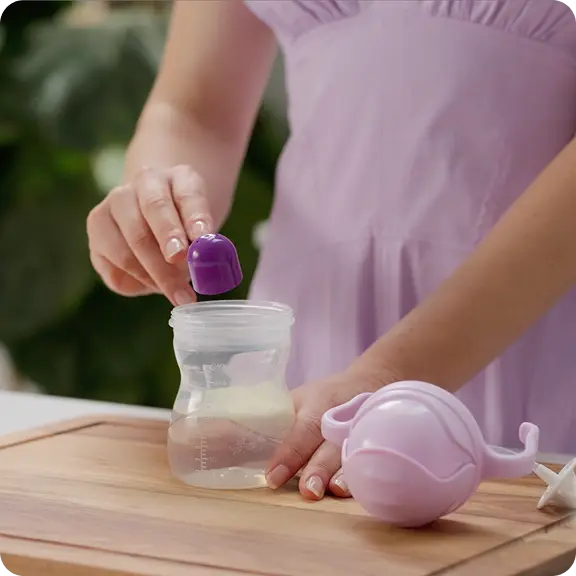 Watch our step-by-step junior milk drink preparation video