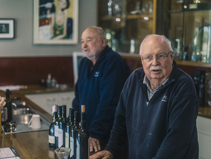 Anthony and Brian Lynn behind bar