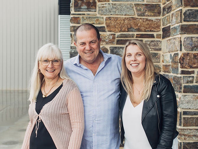 Sylvia, Bob and Salena Franchitto
