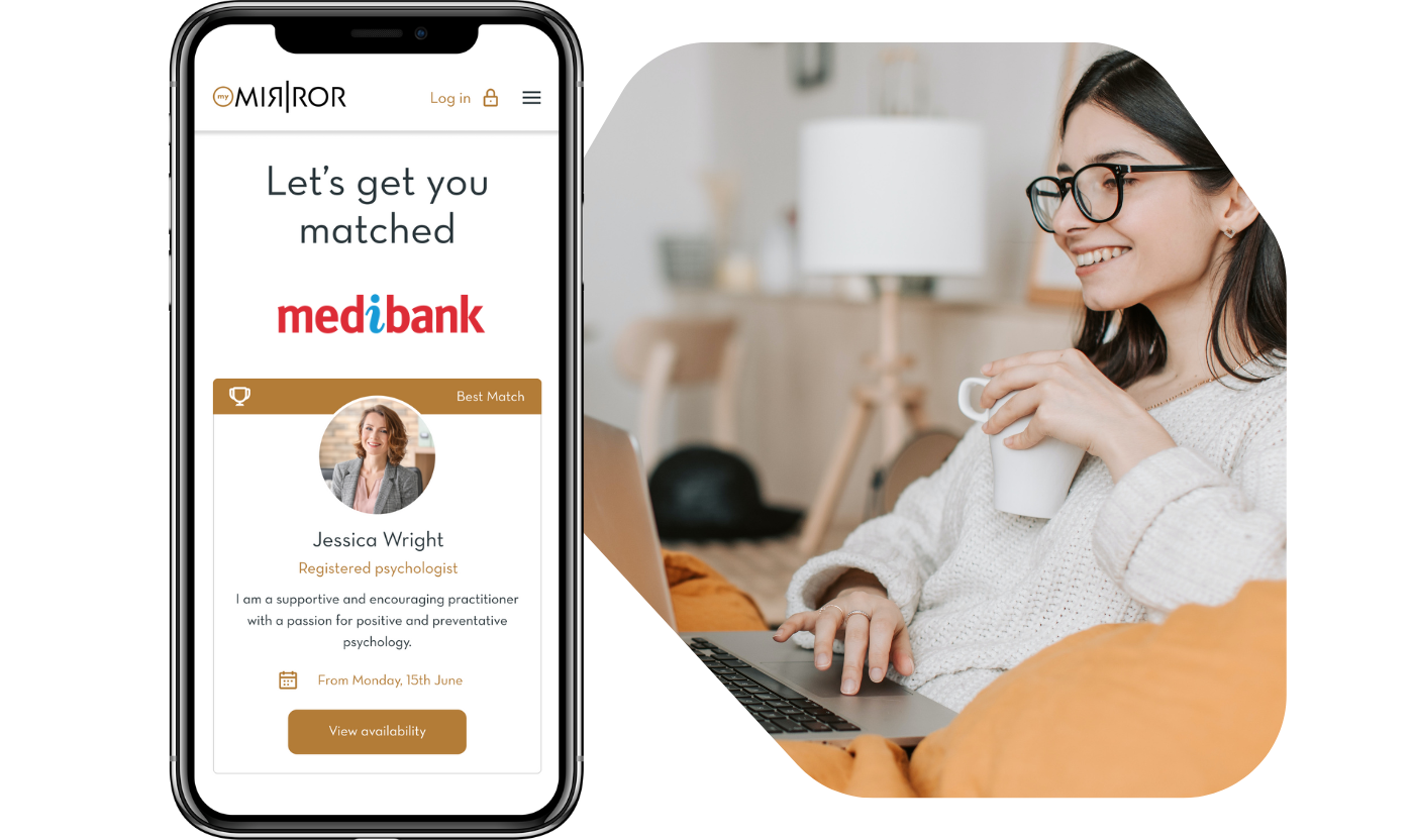 Psychology cover with Medibank My Mirror