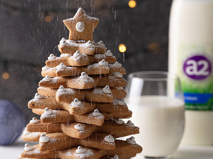Ginger star cookie Christmas tree