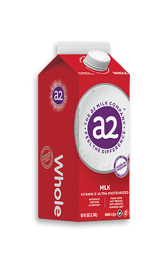 a2 Milk® Whole - 100% Real Milk | a2 Milk® USA