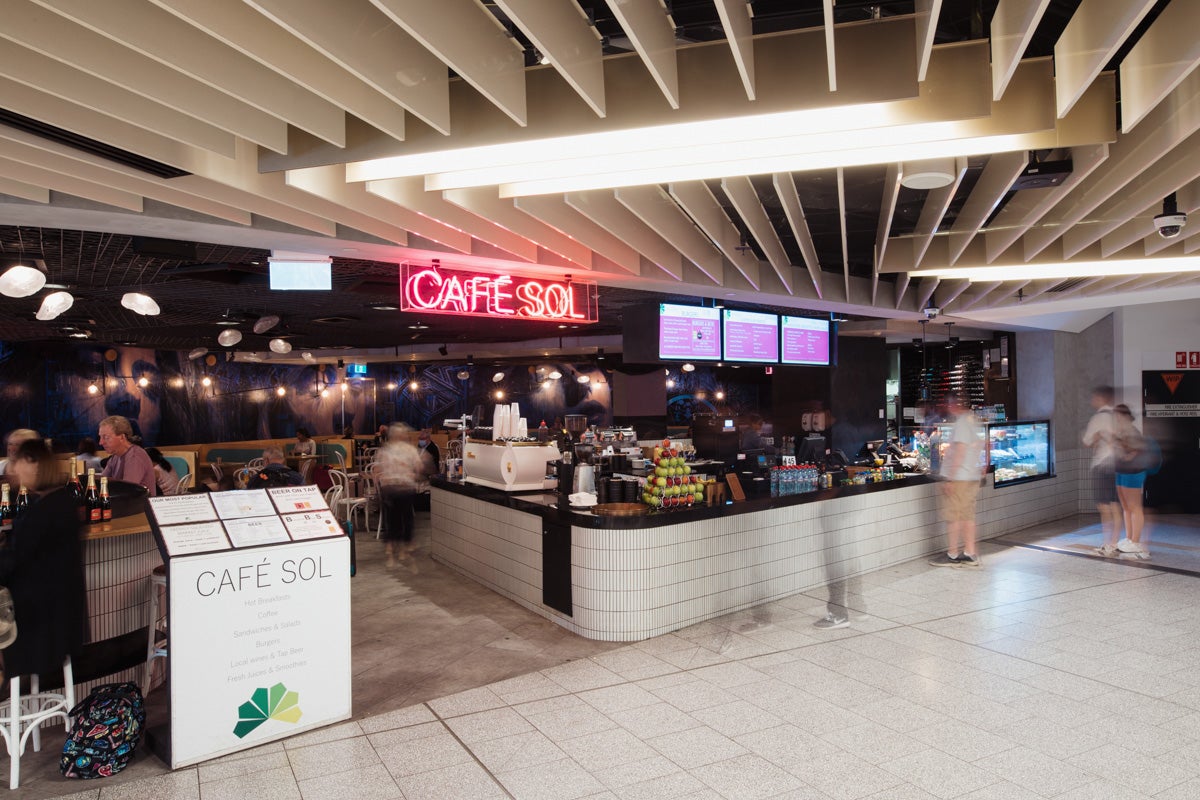 Cafe Sol — seating area