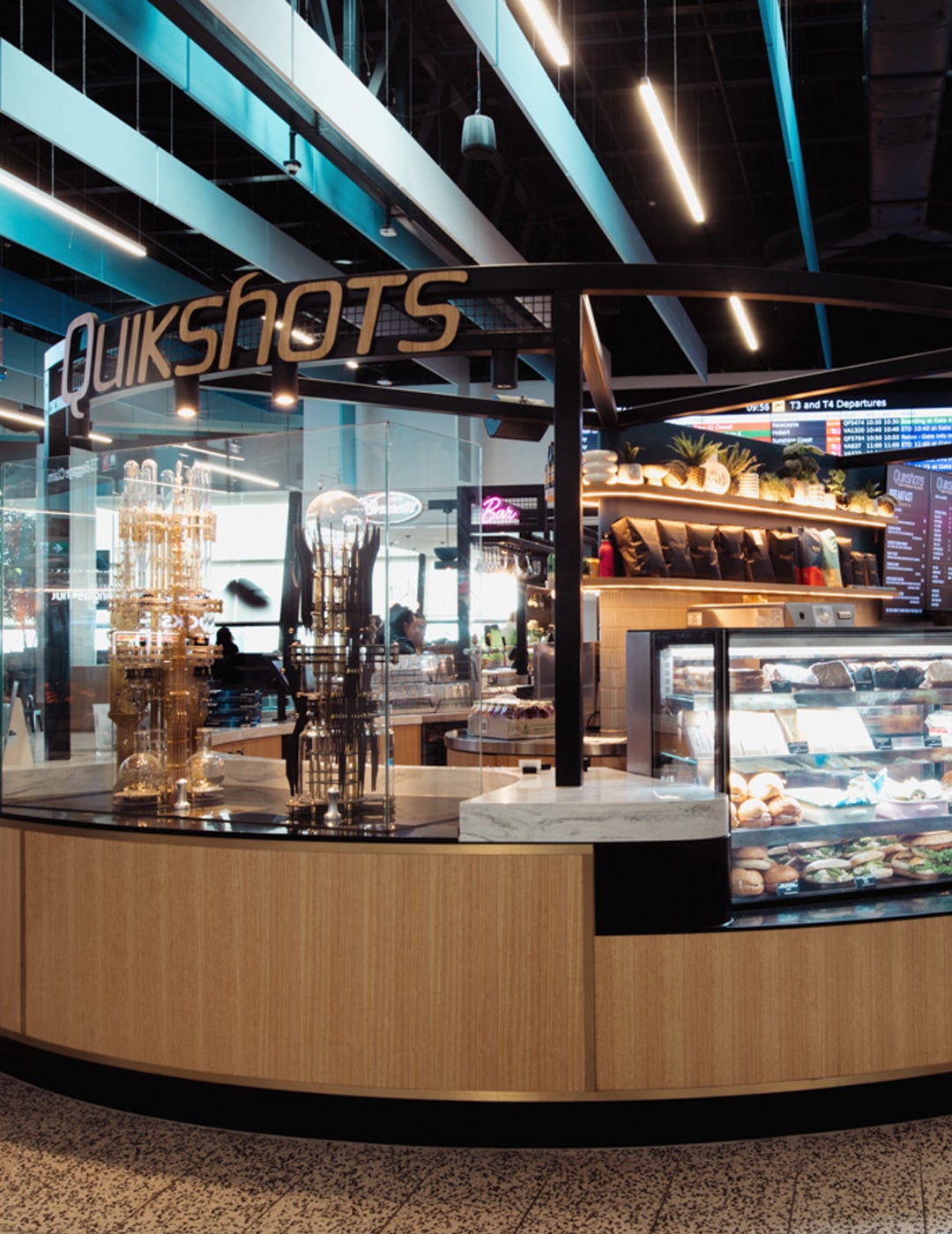Quikshots — seating area