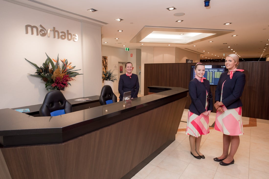Marhaba Business Lounge — seating area