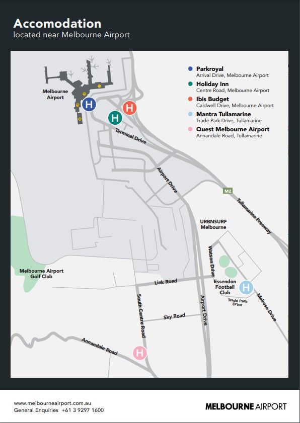 Accommodation | Melbourne Airport