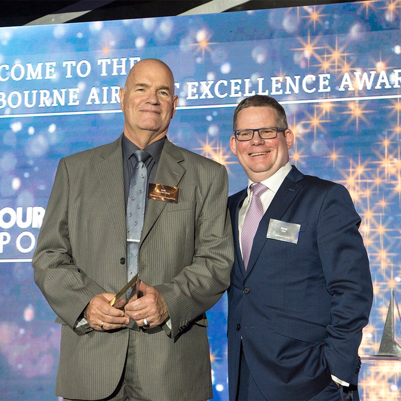 Neil Appleton 2019 Melbourne Airport Excellence Awards - winners | Melbourne Airport