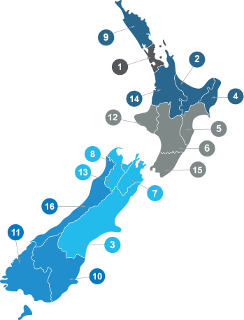 Regions of New Zealand