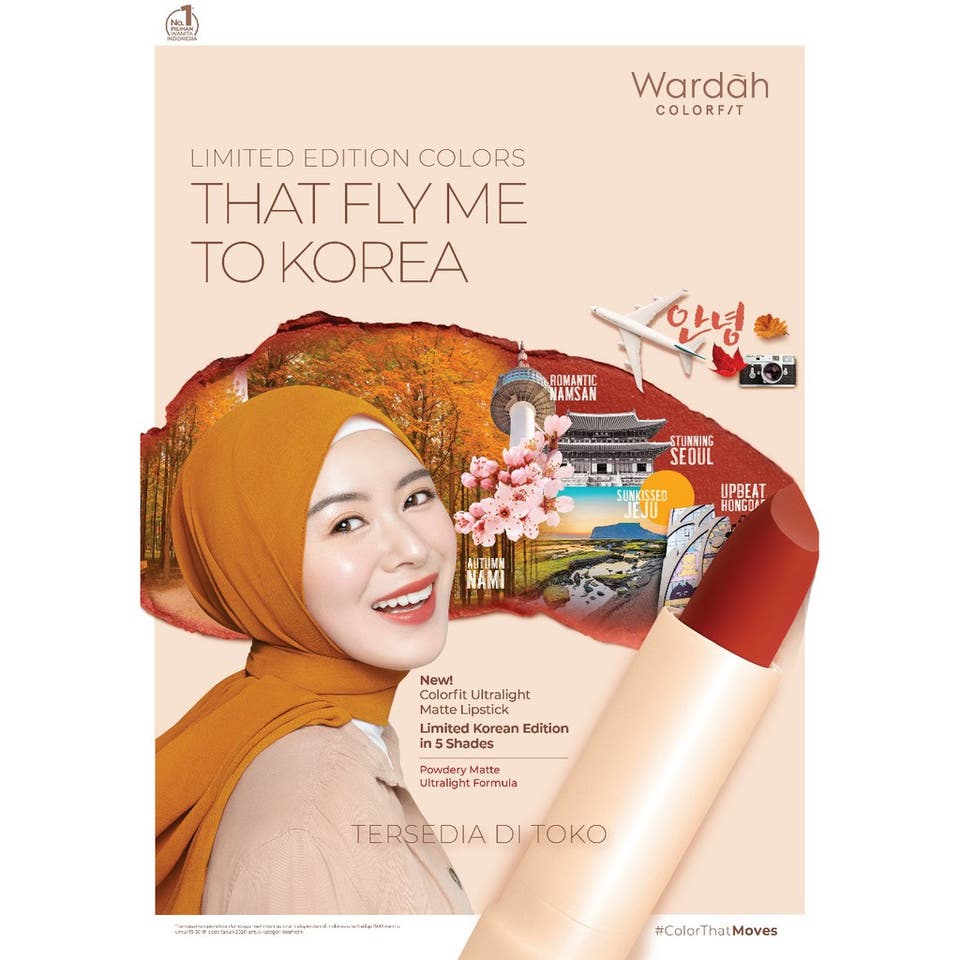 Wardah Colorfit: Colors That Fly Me To Korea