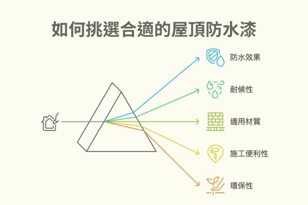 如何挑選合適的屋頂防水漆