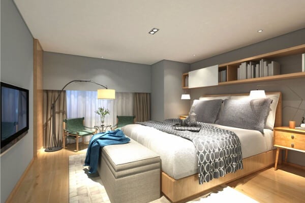 閱讀型床頭櫃設計