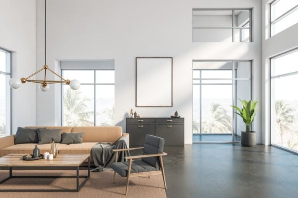 北歐風客廳＿挑高設計