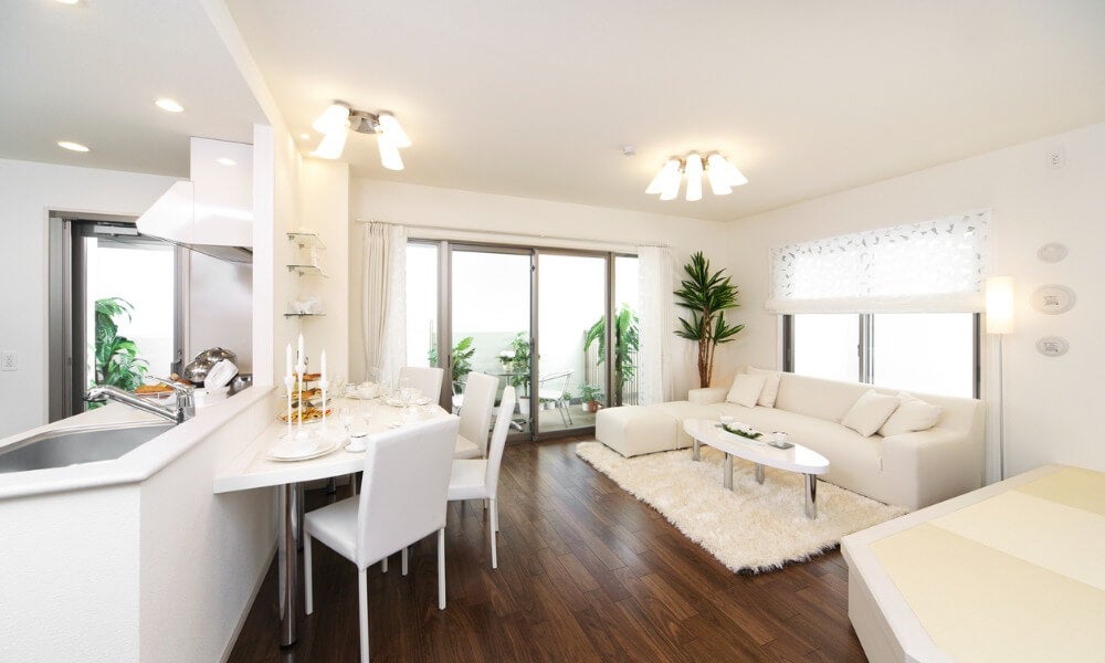 半吸頂燈與嵌燈