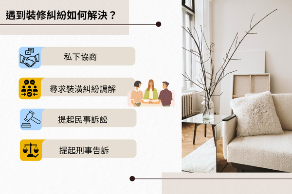 遇到裝修糾紛如何解決？