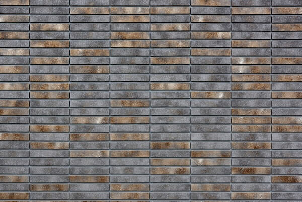 ▲橫貼二丁掛外牆