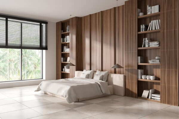 開放式床頭櫃設計