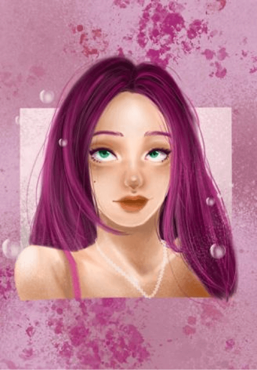 電繪人物全彩插圖