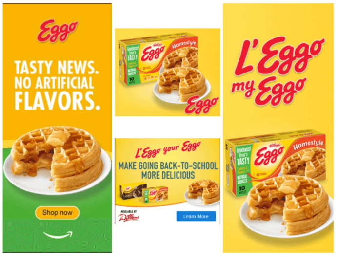 Banner廣告設計範例-Kelloggs’Eggo