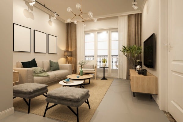 小客廳設計攻略10：客廳裝飾盡可能簡約精緻