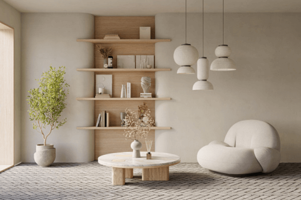 奶茶色油漆客廳